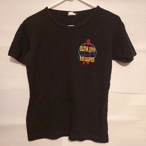 Vintage "Elton John In Concert Plus Ray Cooper" Womens Size 4, Embroidered, RARE